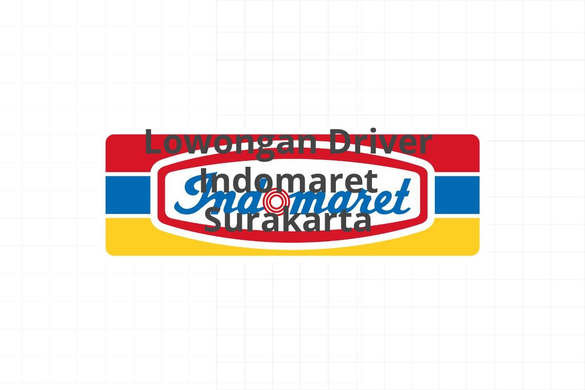 Lowongan Driver Indomaret Surakarta