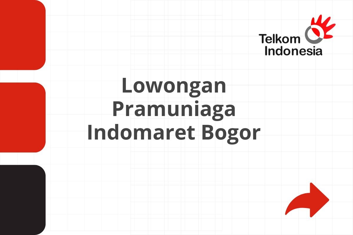 Lowongan Pramuniaga Indomaret Bogor