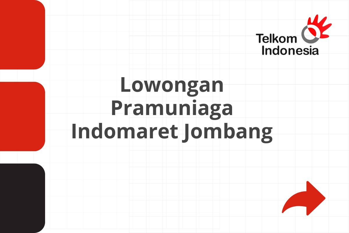 Lowongan Pramuniaga Indomaret Jombang
